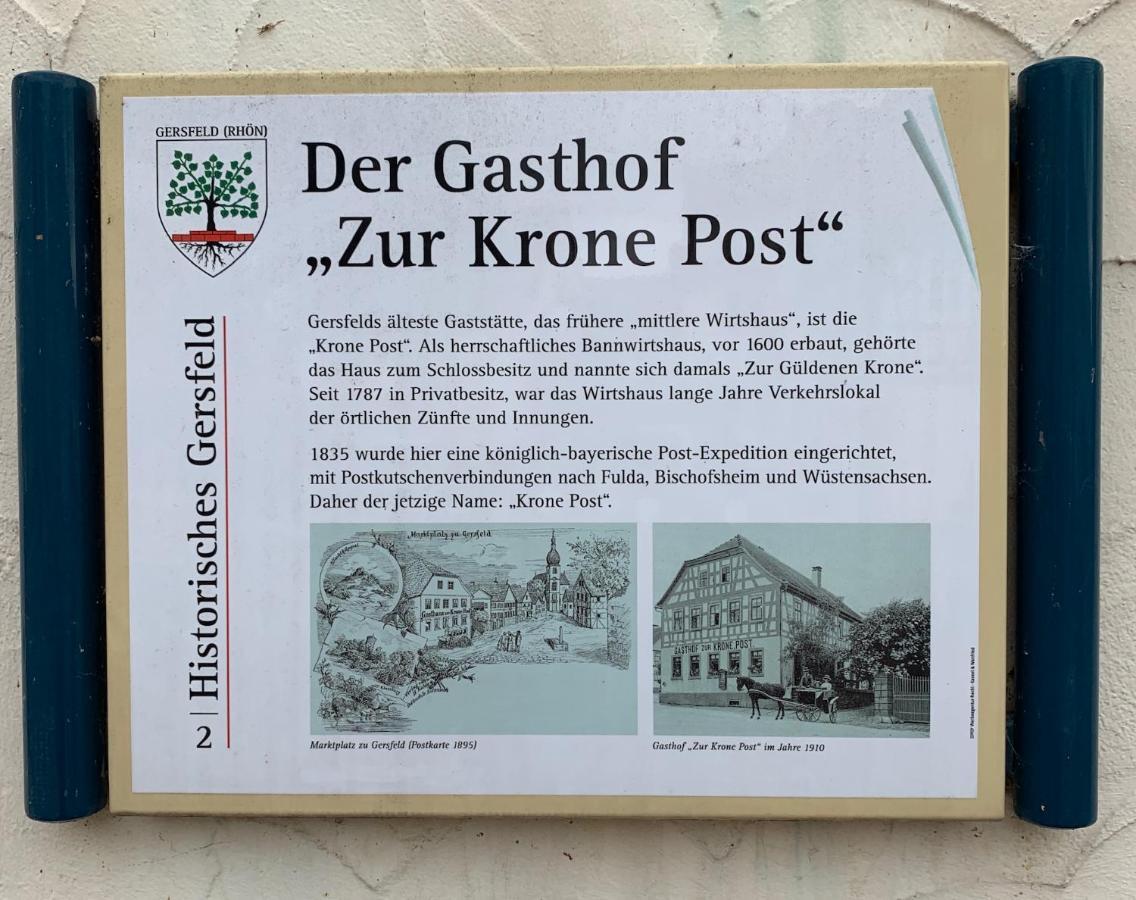 Hotel Krone Post Gersfeld Εξωτερικό φωτογραφία